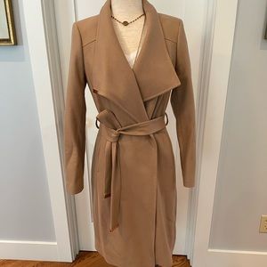 TED BAKER London-Wool Wrap Coat